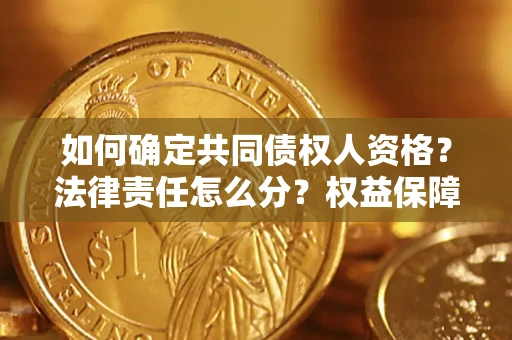 北京如何确定共同债权人资格？法律责任怎么分？权益保障技巧揭秘！