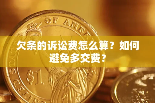 北京欠条的诉讼费怎么算？如何避免多交费？