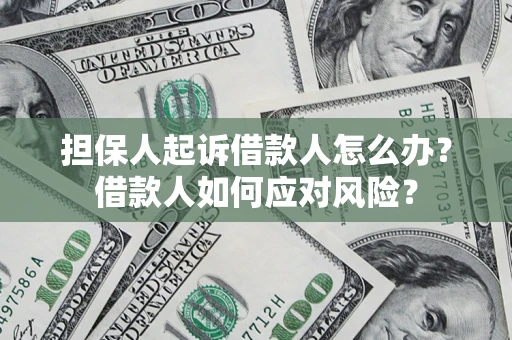北京担保人起诉借款人怎么办？借款人如何应对风险？