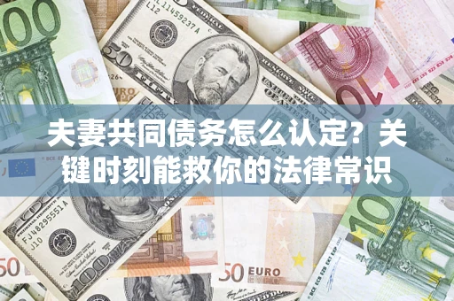 北京夫妻共同债务怎么认定？关键时刻能救你的法律常识