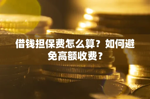 北京借钱担保费怎么算？如何避免高额收费？